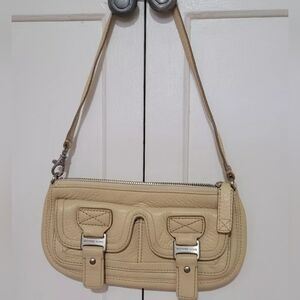 MICHAEL KORS VINTAGE MINI BAG, LEATHER, POCKETS & ZIP CLOSE, PRISTINE